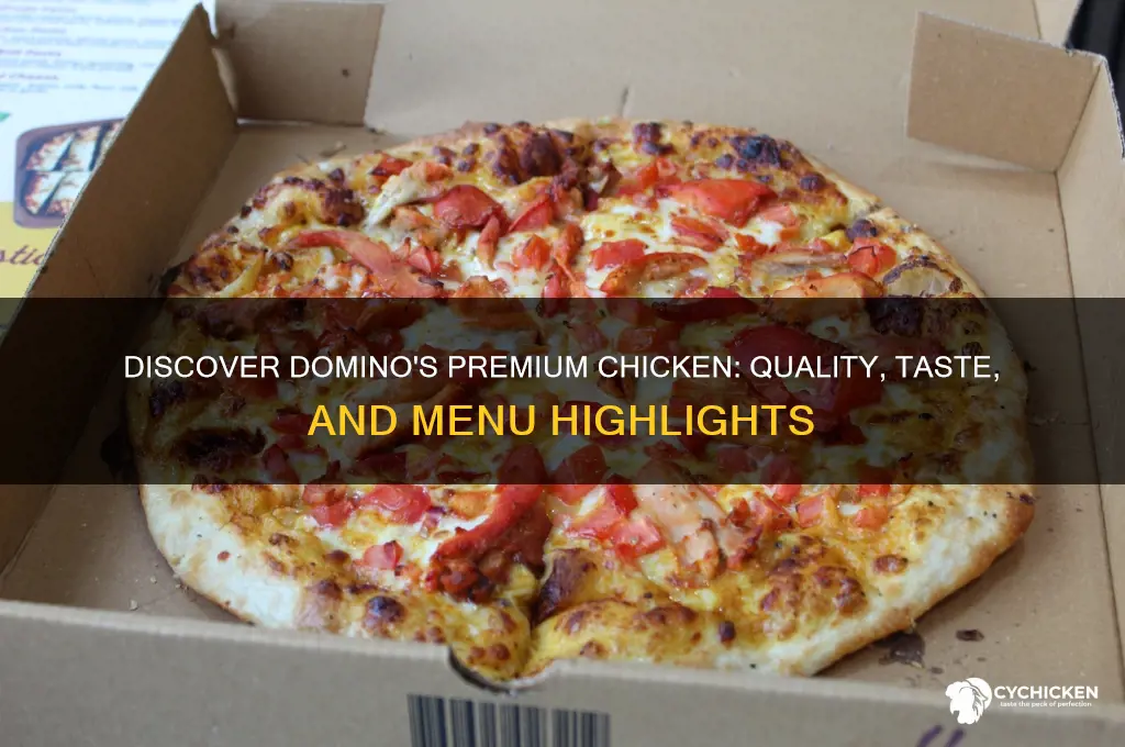 what is premium chicken at domino