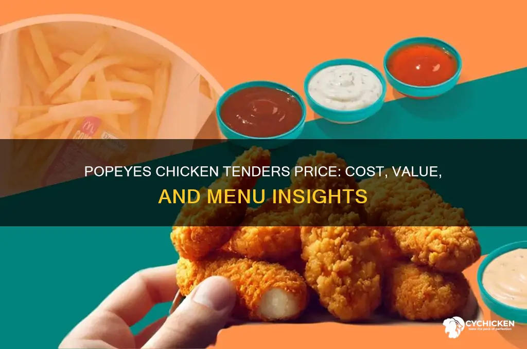 what is price for popeyes chicken tenders