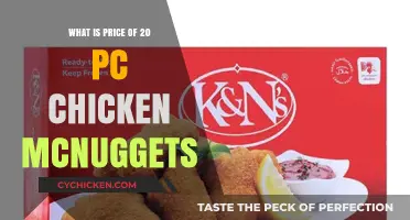 Discover the Current Price of a 20-Piece Chicken McNuggets Meal