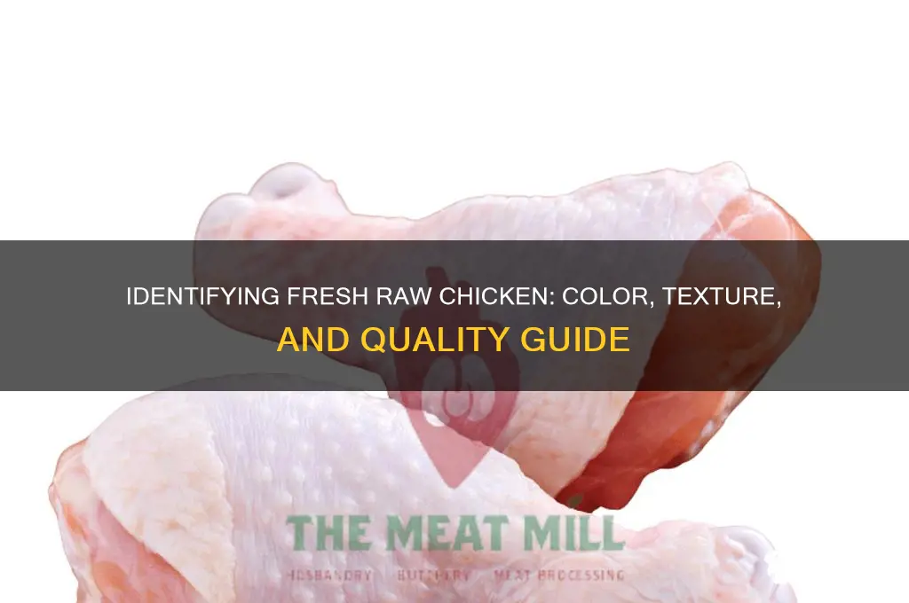 what is raw chicken supposed to look like