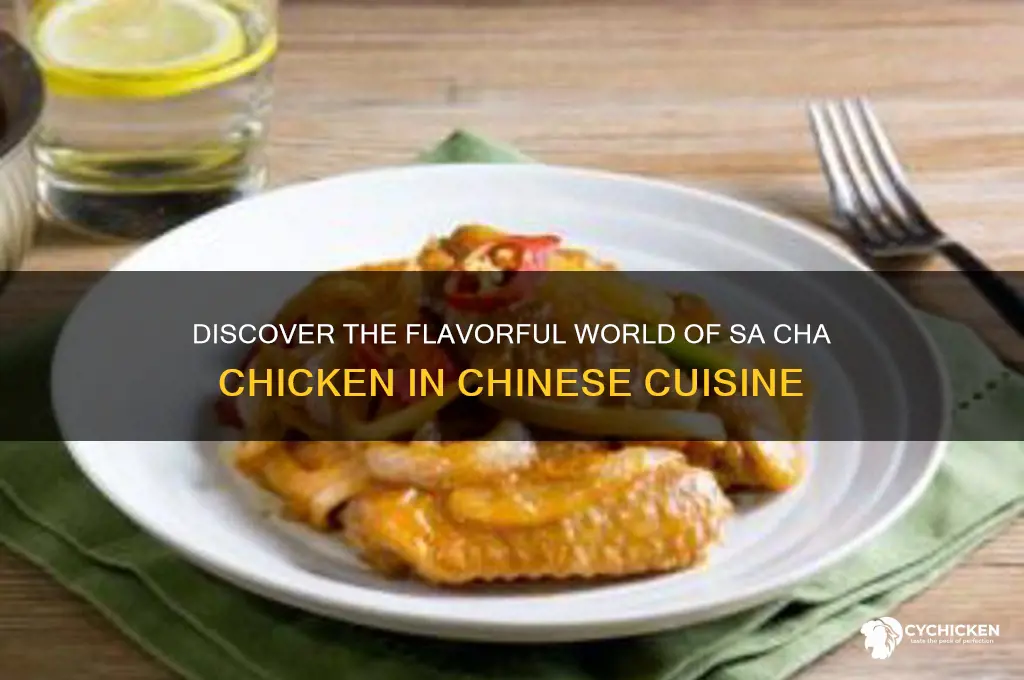 what is sa cha chicken chinese food