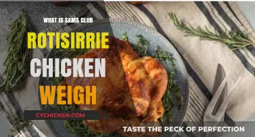 Sam's Club Rotisserie Chicken Weight: Everything You Need to Know