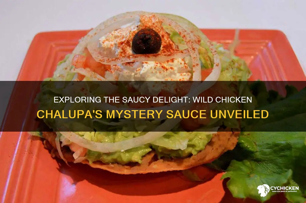 what is sauce on wild chicken chalupa