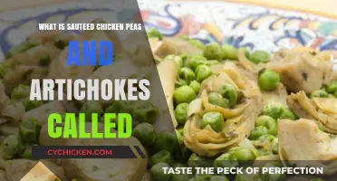 Sautéed Chicken, Peas, and Artichokes: A Delicious Dish Name Revealed