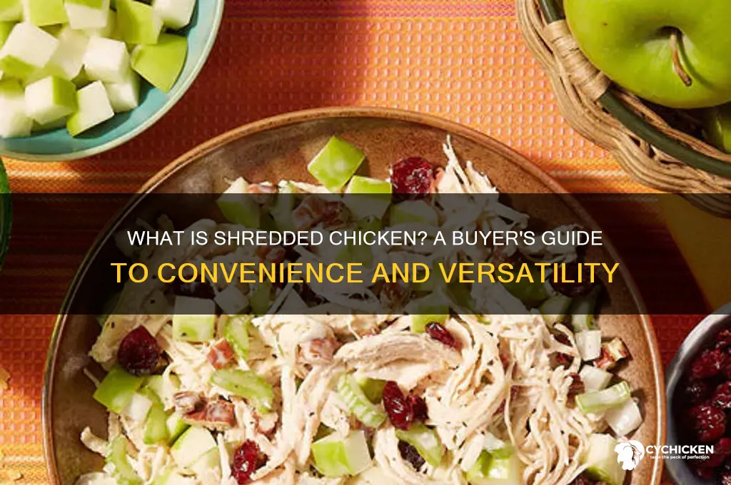 what is shredded chicken buy