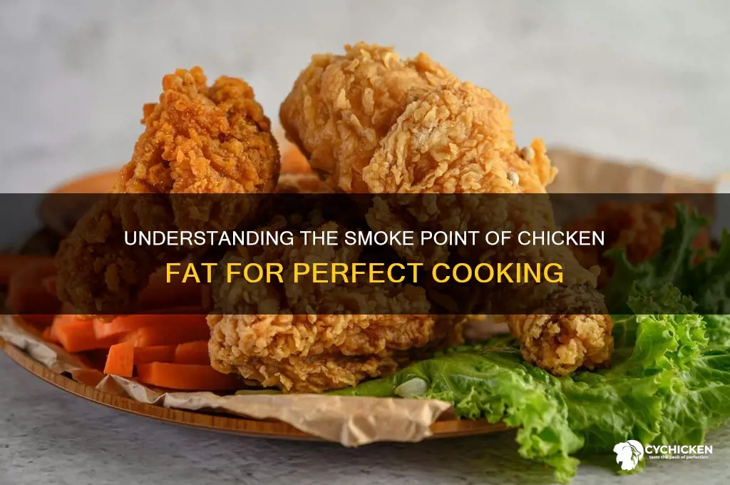 what is smoke point of chicken fat