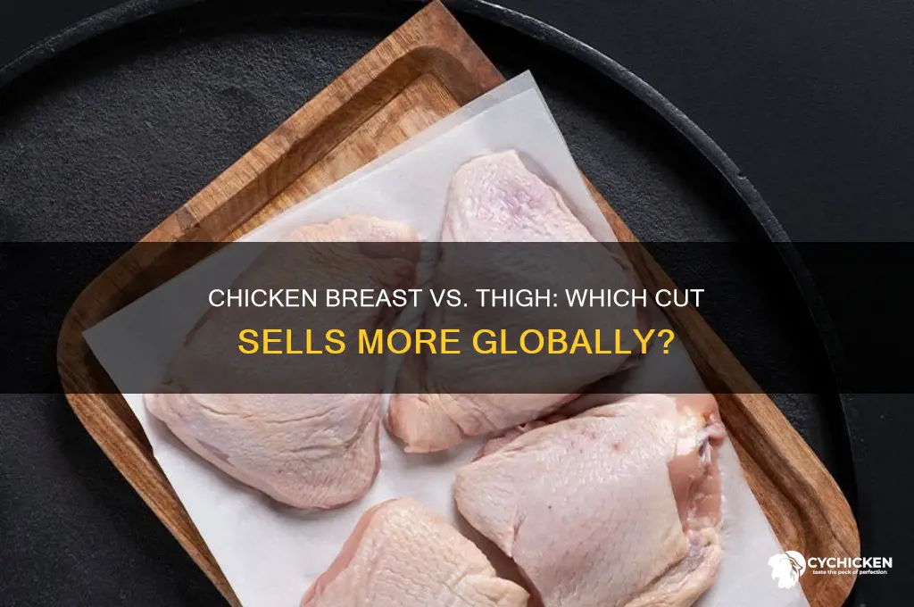what is sold more chicken breast or thigh