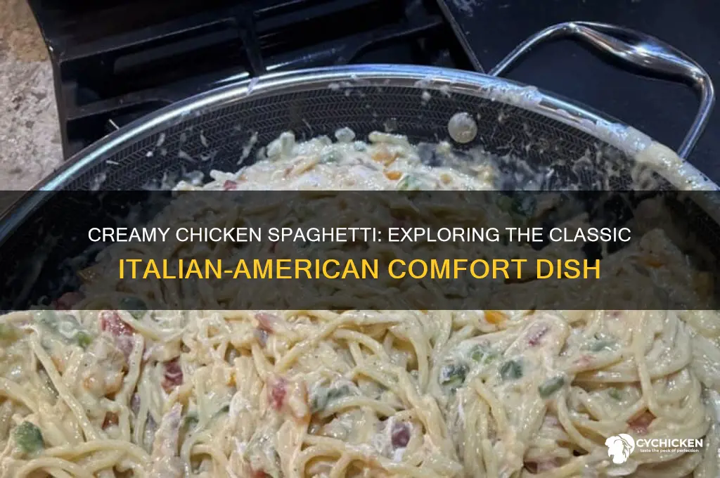 what is spaghetti with cream sauce and chicken called
