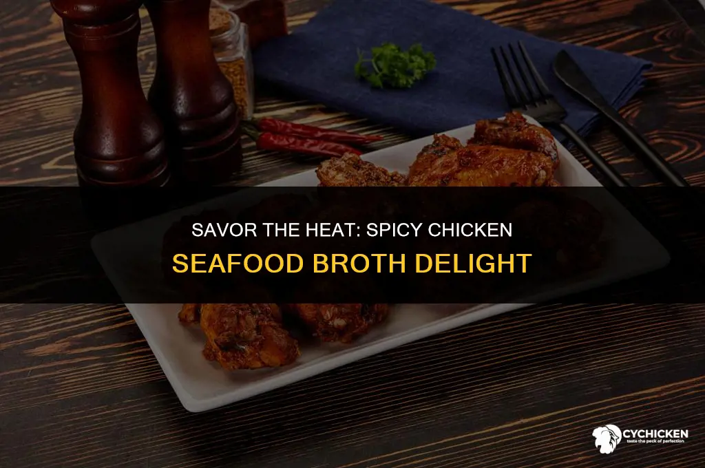 what is spicy chicken seafood broth