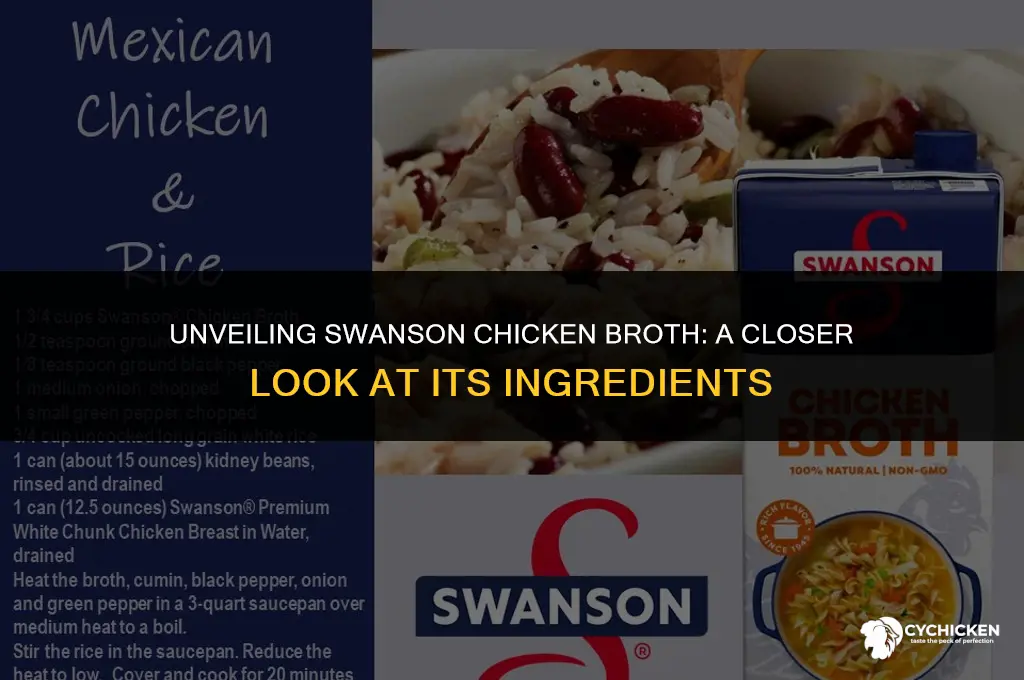what is swanson chicken broth made of