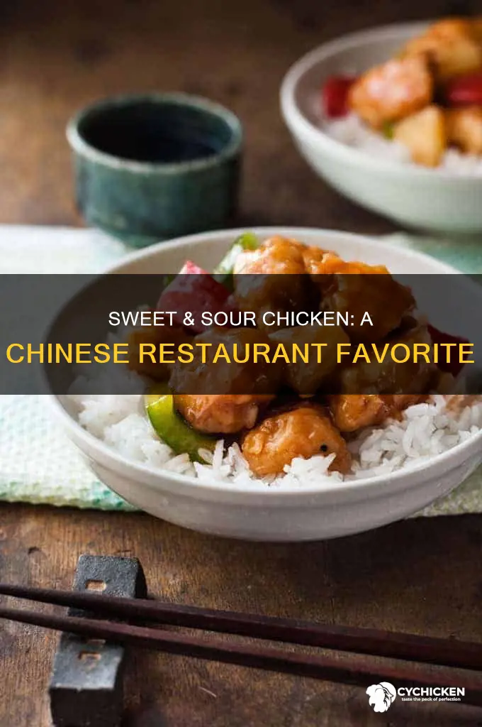 what is sweet and sour chicken in chineese restuaratn