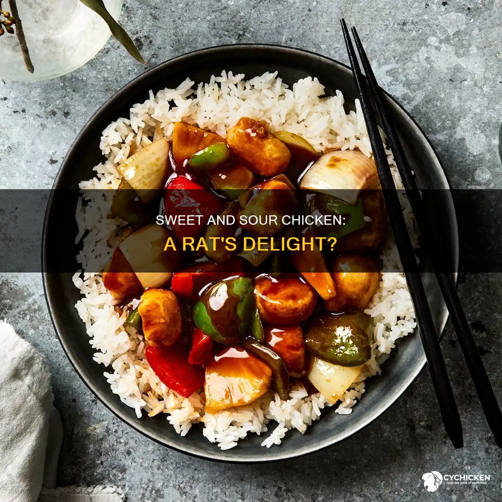 what is sweet and sour chicken made of rats