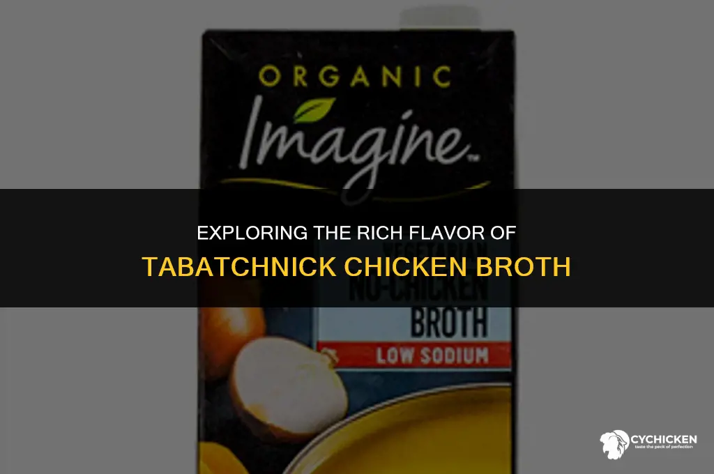 what is tabatchnick chicken broth