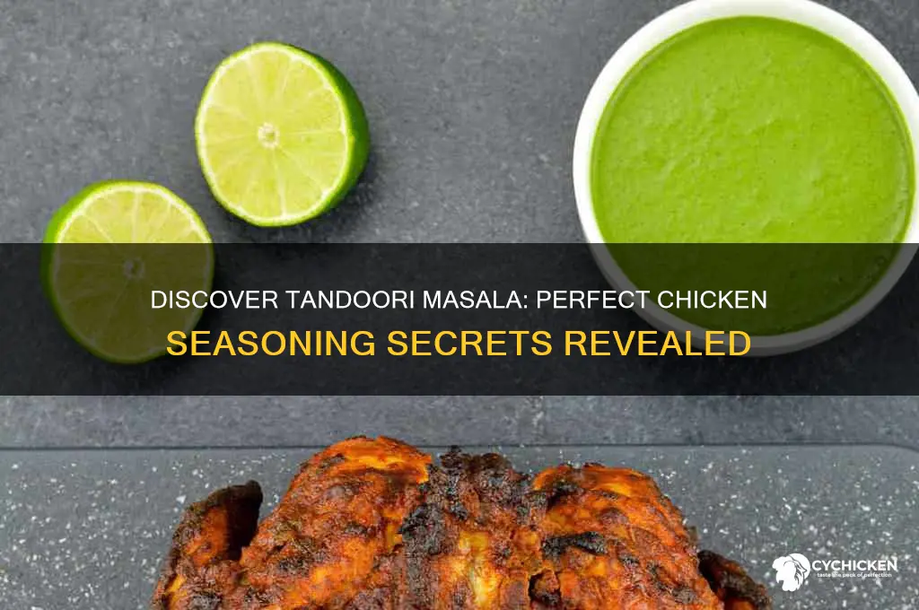 what is tandoori masala seasoning made for chicken
