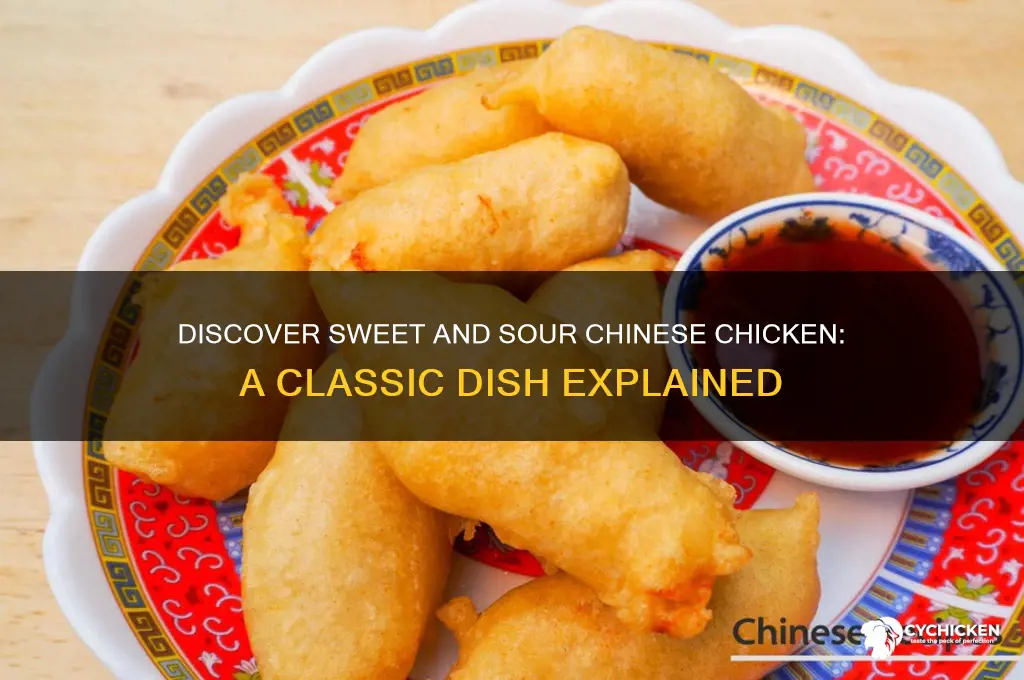 what is that chinese chicken with sweet and sour sauce