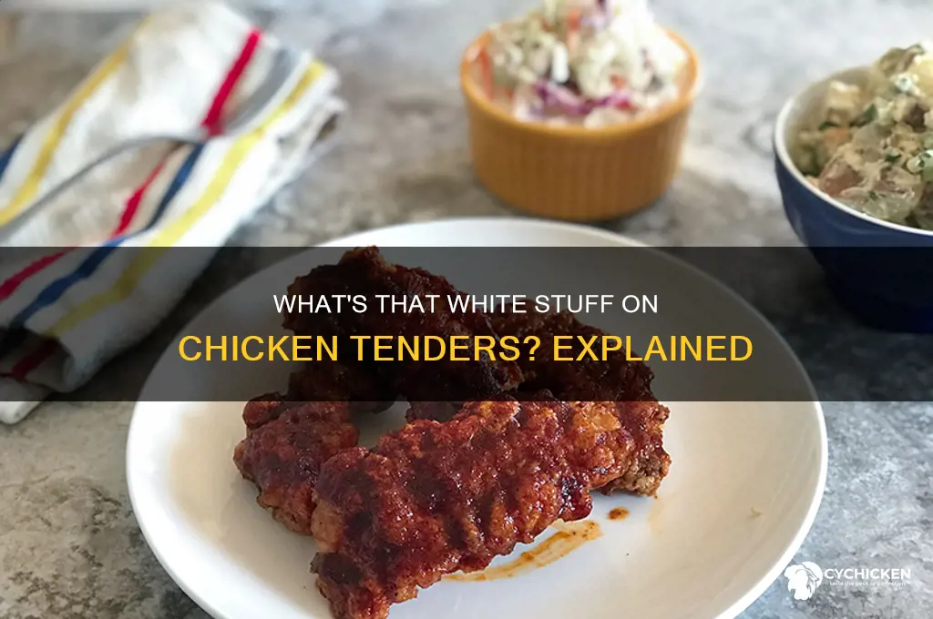 what is that white thing in chicken tenders