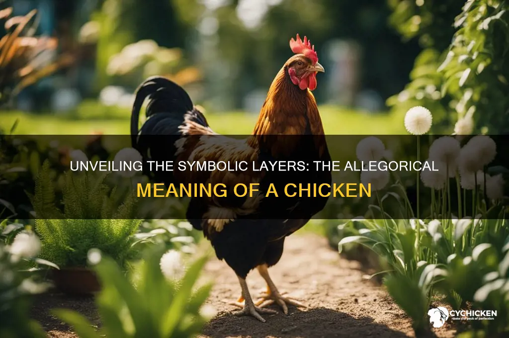 what is the allegorical meaning of a chicken