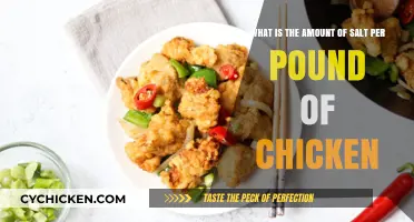 Chicken Salting: How Much Salt Per Pound?
