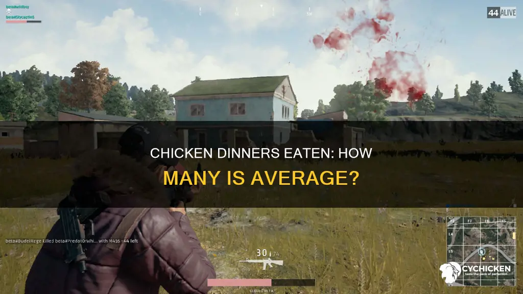 what is the average chicken dinners for a person