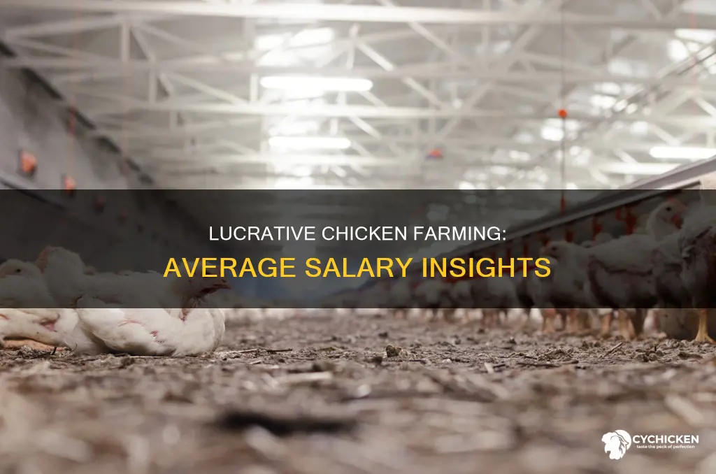 what is the average salary of a chicken farmer