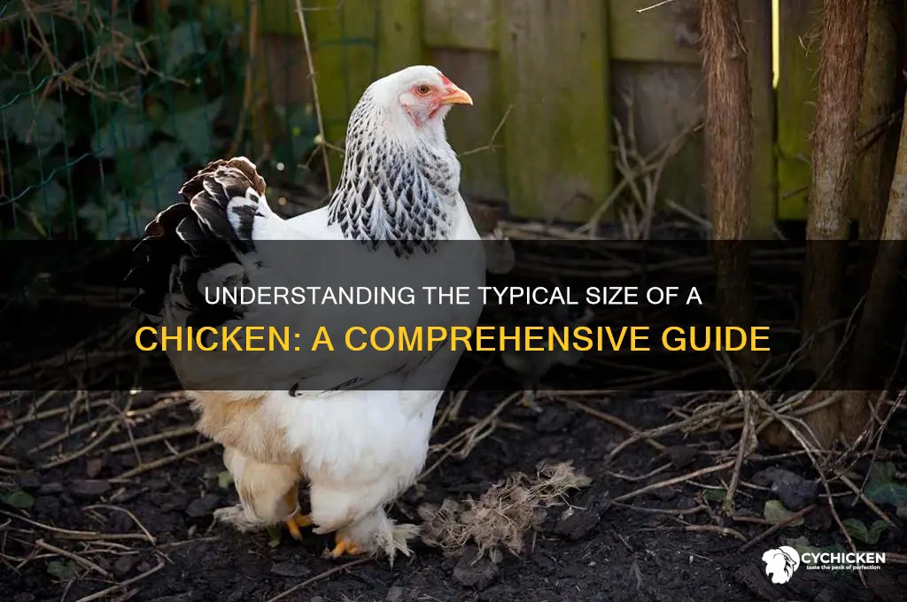 what is the average size of a chicken