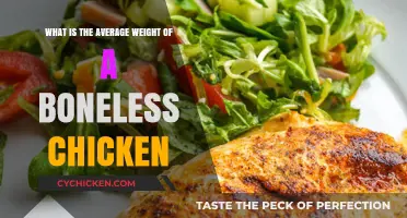 Chicken Weight: Boneless and Average