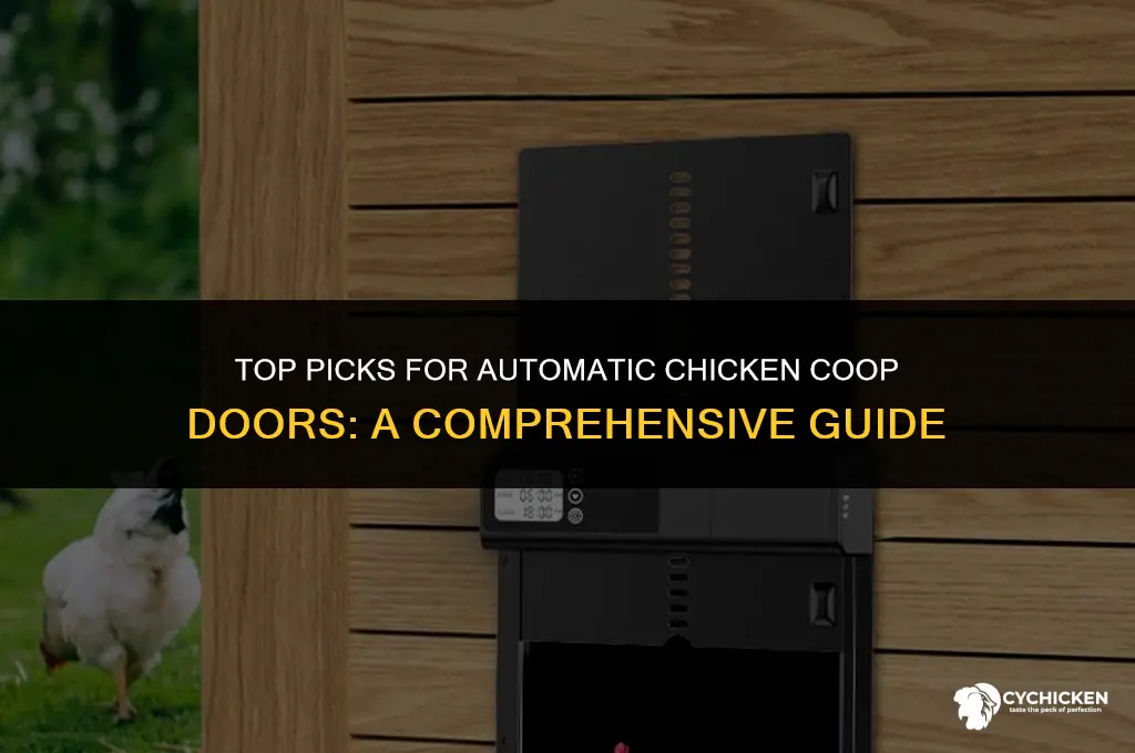 what is the best automatic chicken coop door