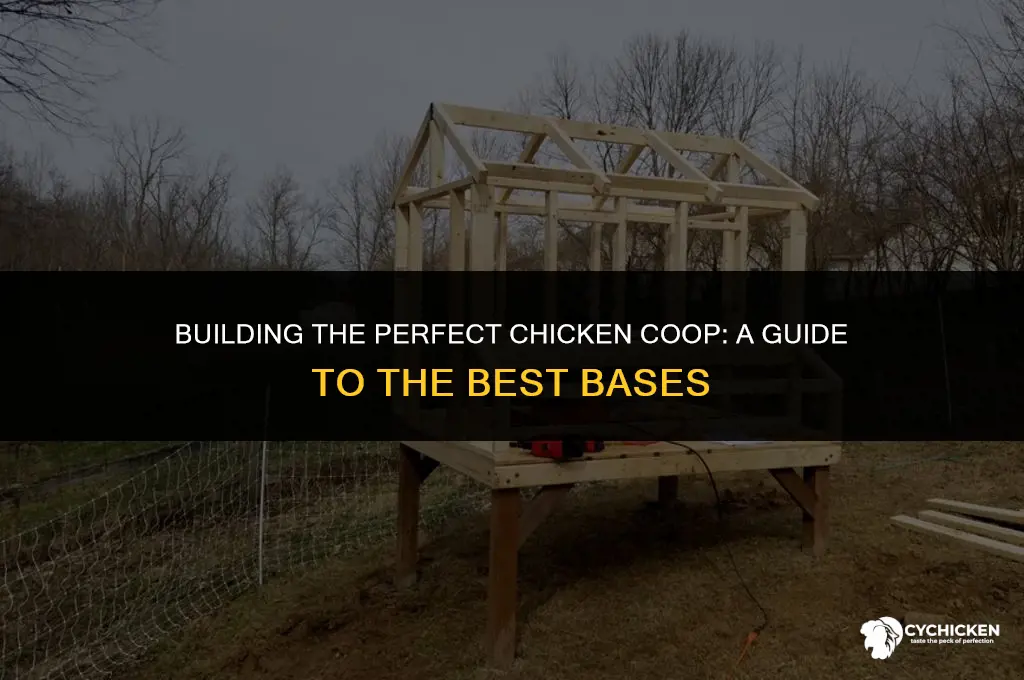 what is the best base for a chicken coop