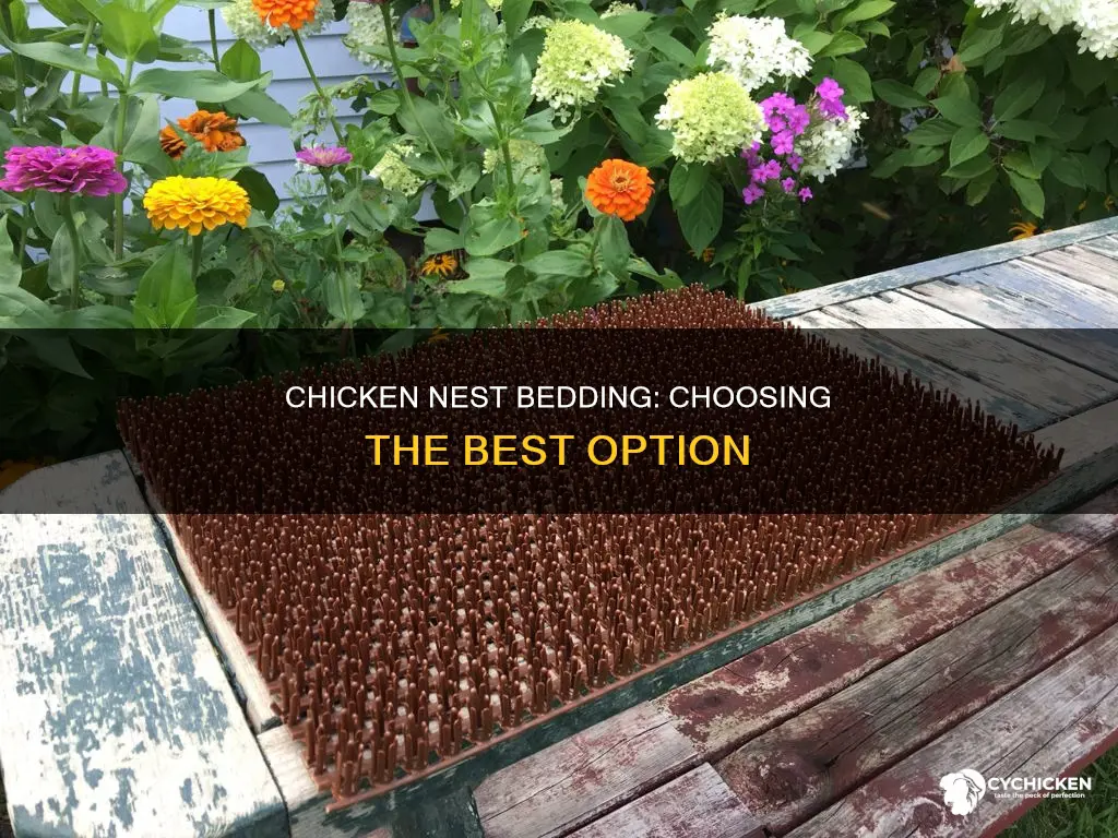 what is the best bedding for chicken nest boxes