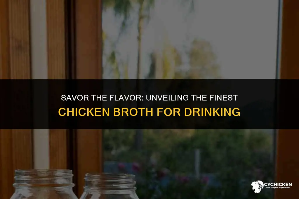 what is the best chicken broth to drink