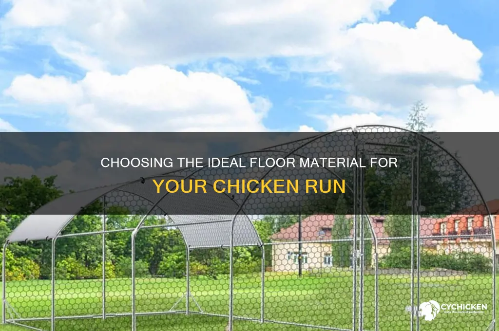 what is the best floor for chicken run