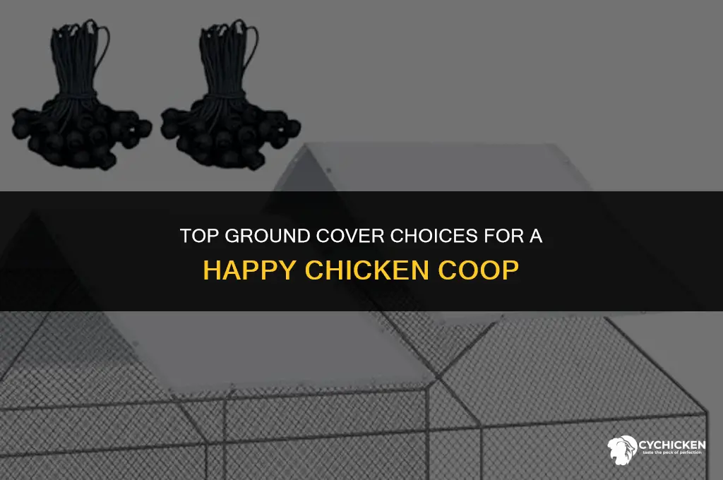 what is the best ground cover for a chicken coop
