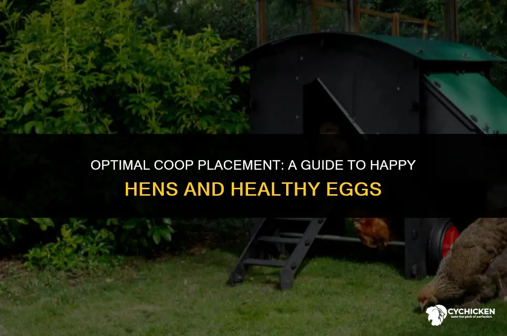 what is the best location for a chicken coop