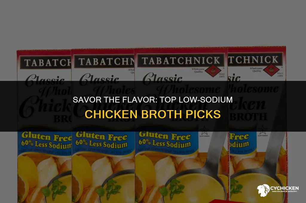 what is the best low sodium chicken broth