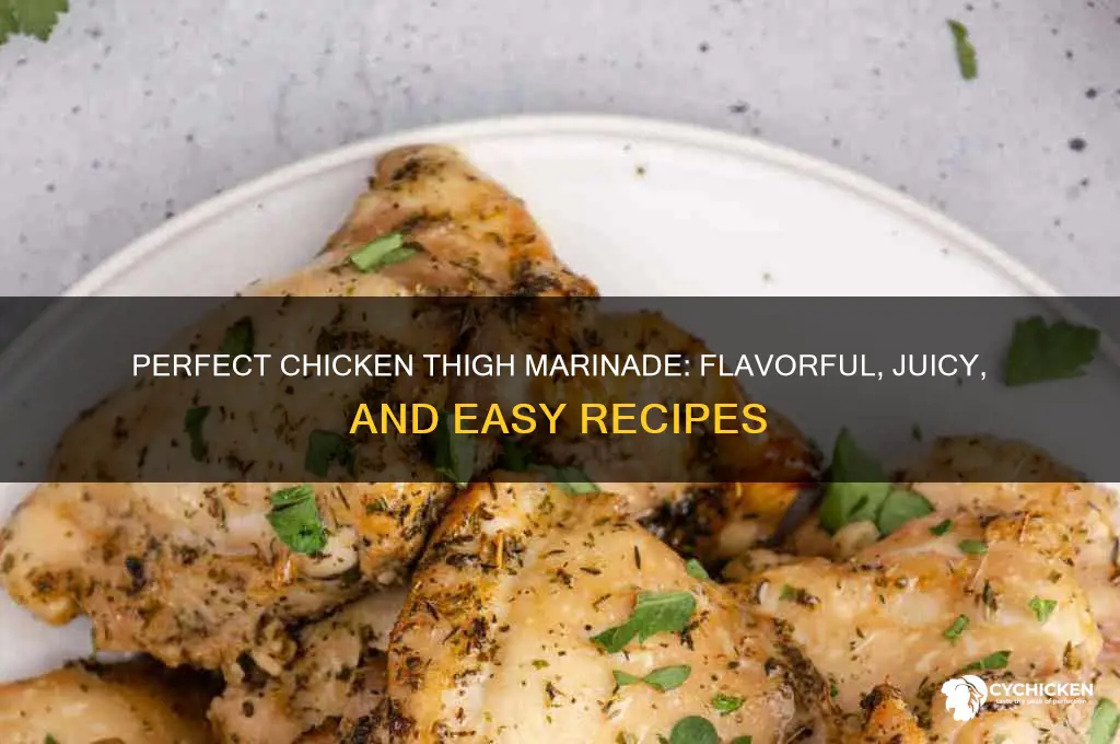 what is the best marinade for chicken thighs