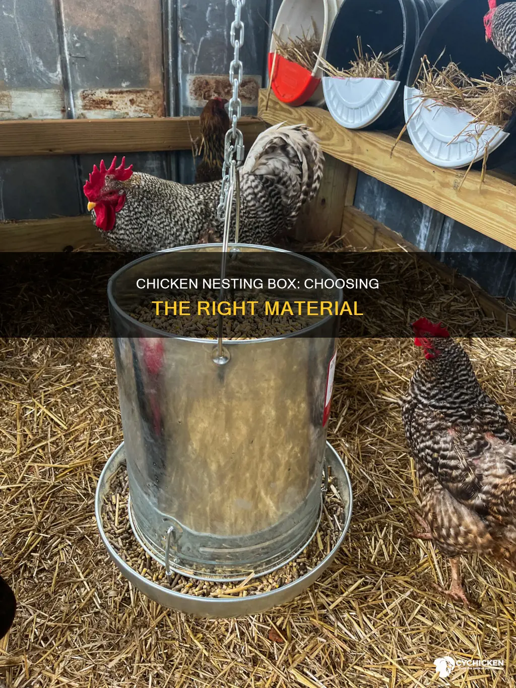 what is the best material for chicken nesting box