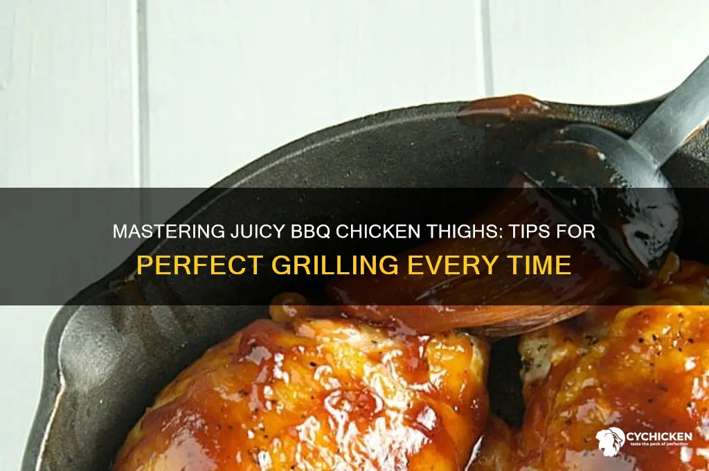 what is the best way to barbecue chicken thighs
