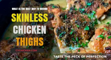Perfectly Crispy Skinless Chicken Thighs: Browning Techniques for Juicy Results