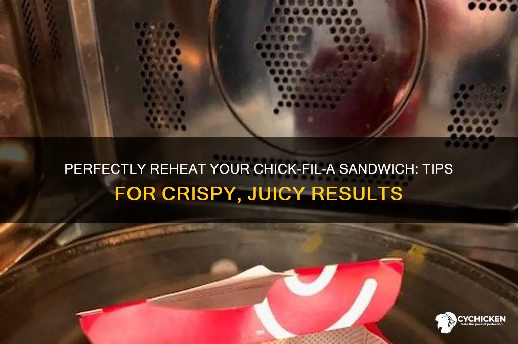 what is the best way to reheat a chick-fil-a sandwich