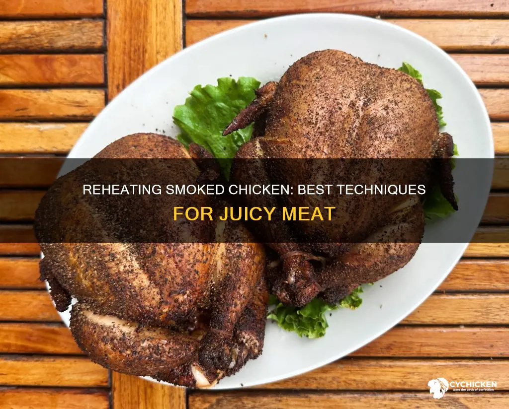 what is the best way to reheat smoked chicken
