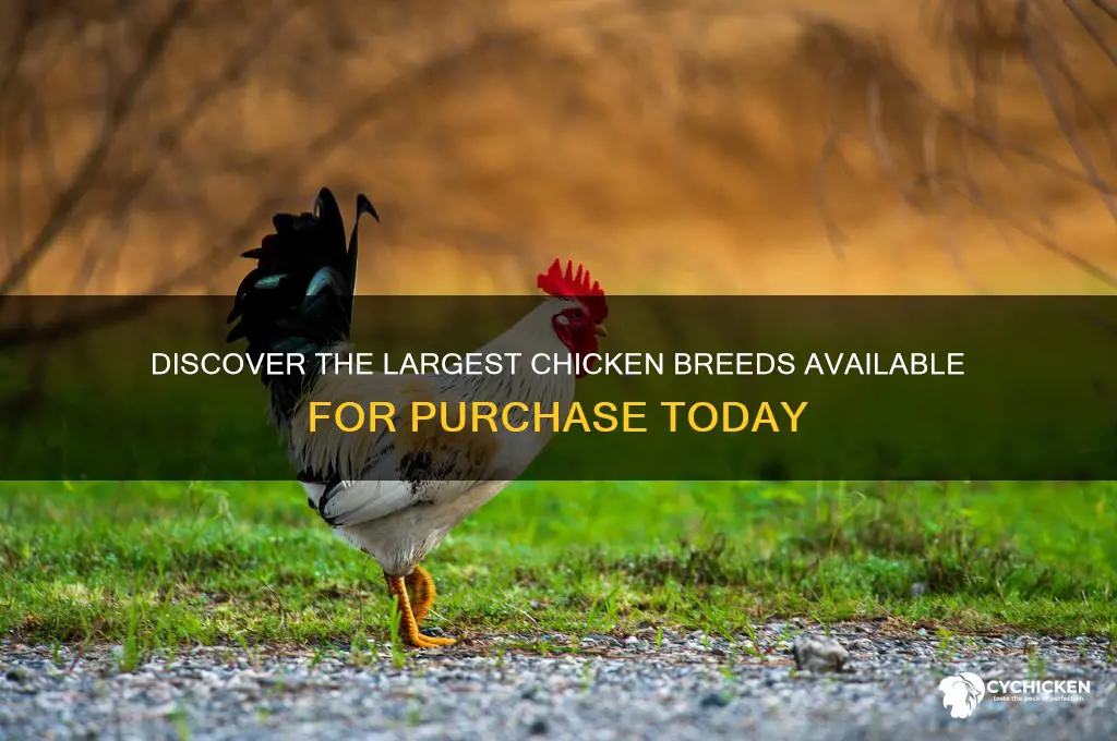 what is the biggest chicken you can buy