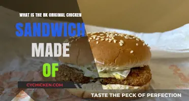 Unveiling the Ingredients of Burger King's Original Chicken Sandwich