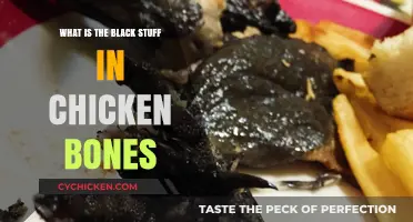 Unveiling the Mystery: What Causes Black Stuff in Chicken Bones?