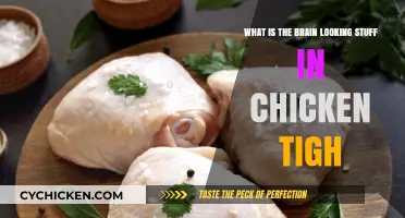 Chicken Thighs: What's That Brain-Like Stuff?