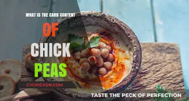 Chick Peas Carb Content: A Nutritional Breakdown and Health Benefits