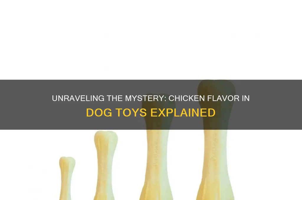 what is the chicken flavor in dog toys