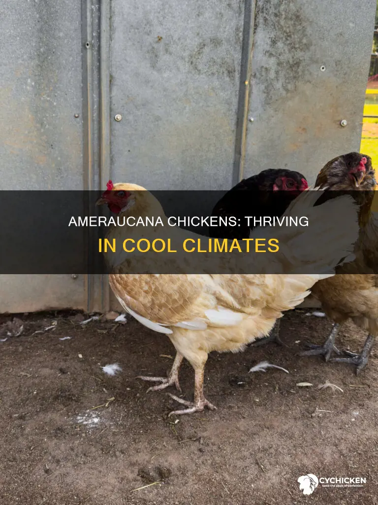 what is the climate area the ameraucana chicken is found