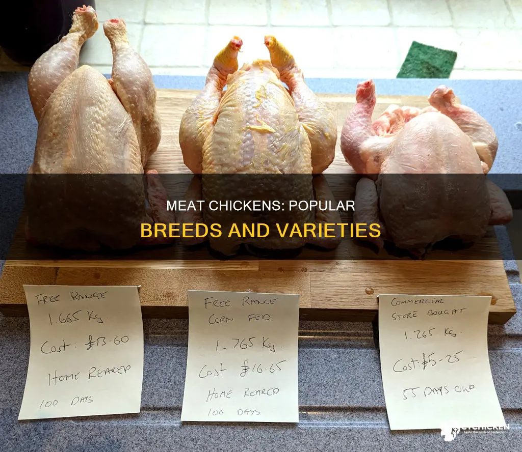 what is the common varieties of chicken for meat