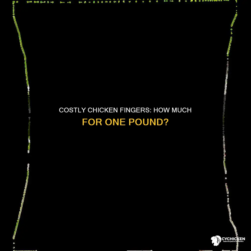 what is the cost for 1 pound of chicken fingers
