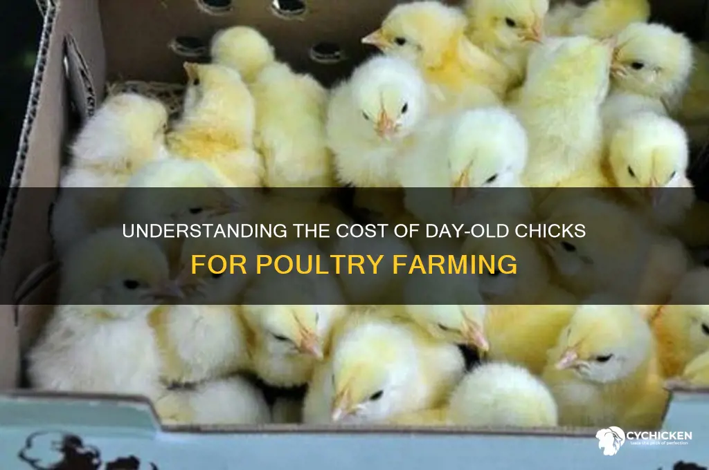 what is the cost of day old chicks